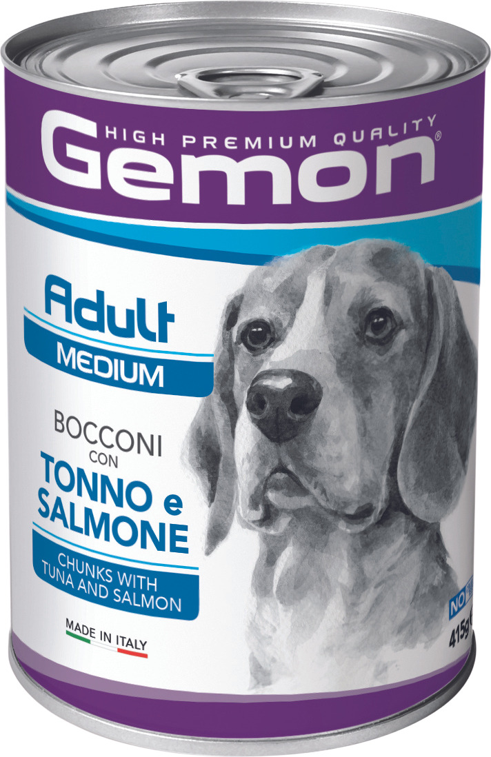 Gemon Dog Adult Medium Chunks with Tuna & Salmon