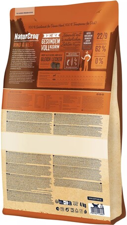 Happy Dog NaturCroq Rind & Reis