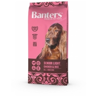 Visán Banters Dog Senior & Light energiacsökkentett táp idős kutyáknak