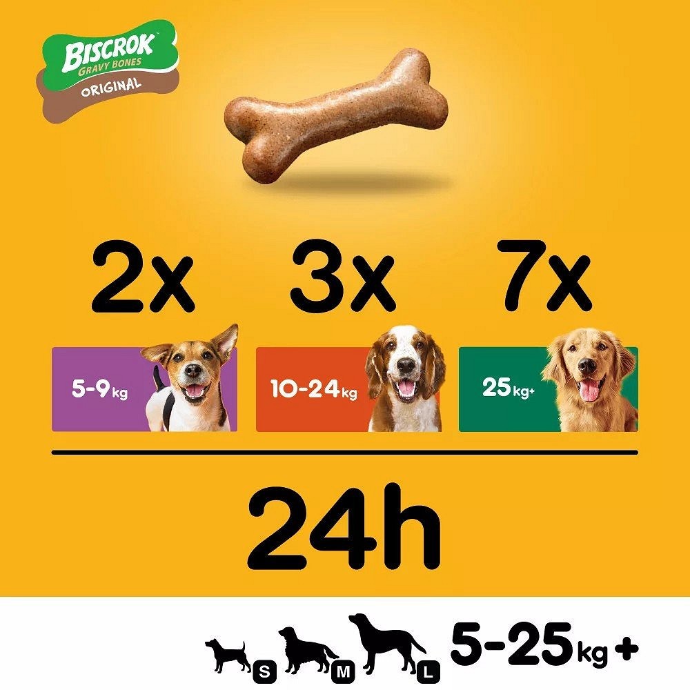 Pedigree Biscrok Gravy Bones marhahúsos kutyakeksz
