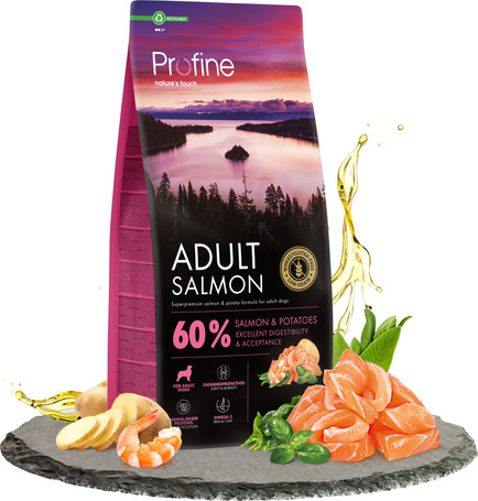 Profine Adult Salmon & Potatoes | Hipoallergén felnőtt kutyatáp lazachússal és burgonyával
