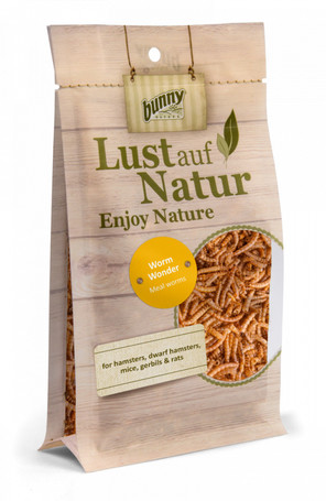 bunnyNature Lust auf Nature szárított lisztkukac rágcsálóknak