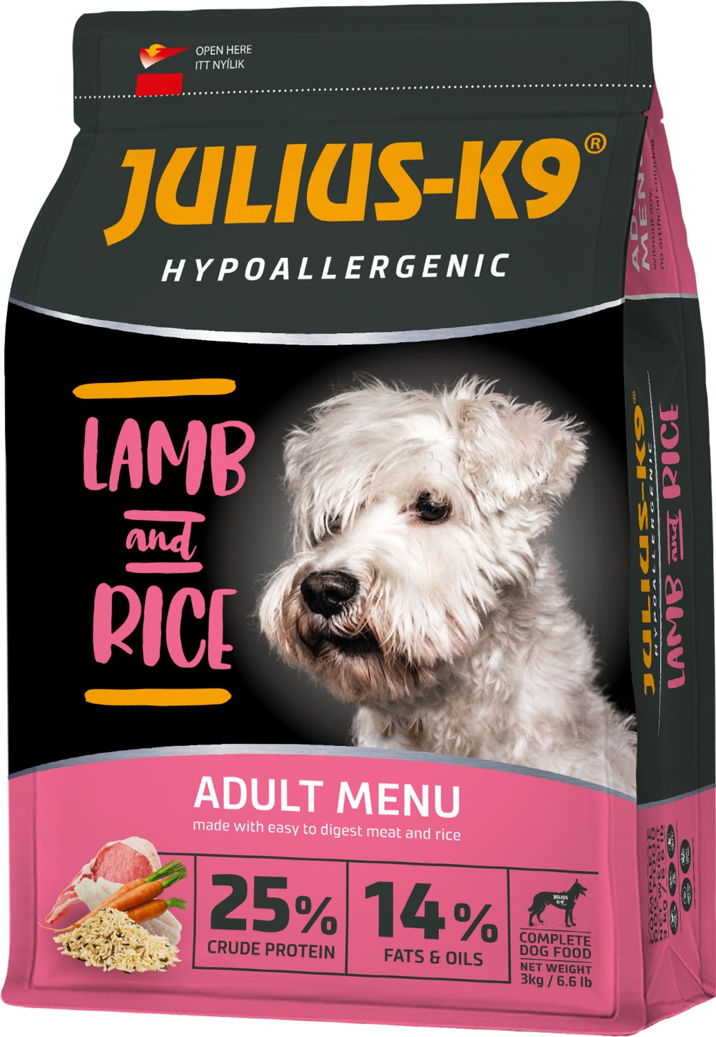 Julius-K9 Hypoallergenic Adult Lamb & Rice - zoom