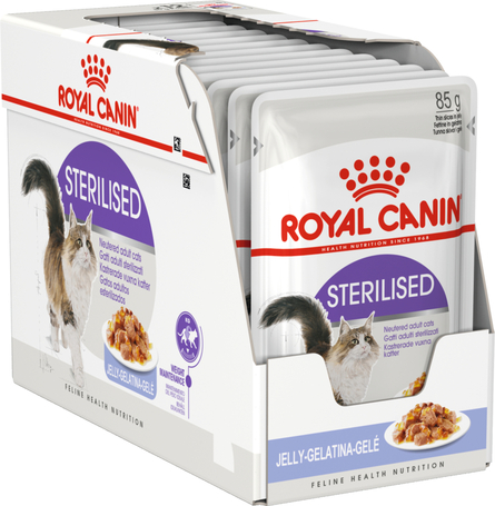 Royal Canin Sterilised Jelly - Ivartalanított felnőtt macska zselés nedves táp