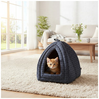 Trixie Ferris Cave plüss kutyabarlang, macskaodú #6