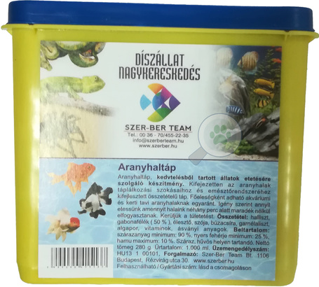 Szer-Ber aranyhaltáp