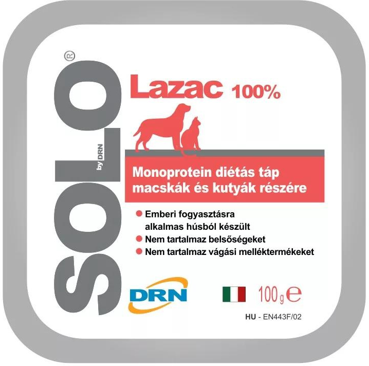 Solo Hypoallergenic Monoprotein - Pateu din carne de somon - zoom