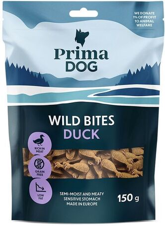 Primadog Meaty Duck Treats with Echinacea Wild Bites
