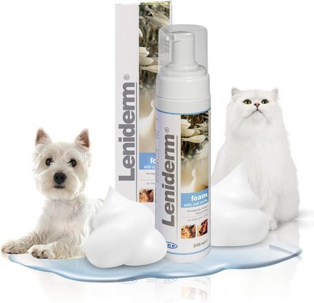Leniderm hab / száraz sampon kutyák és macskák részére