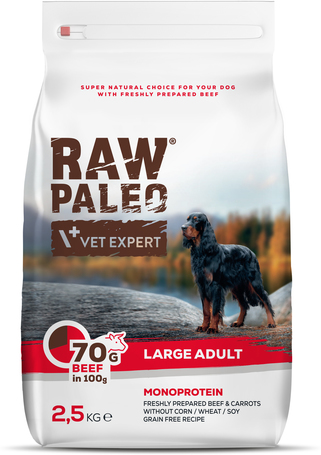 Raw Paleo Adult Large Monoprotein Fresh Beef
