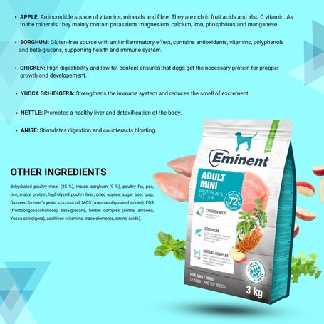 Eminent Adult Mini | Táp kistestű felnőtt kutyáknak