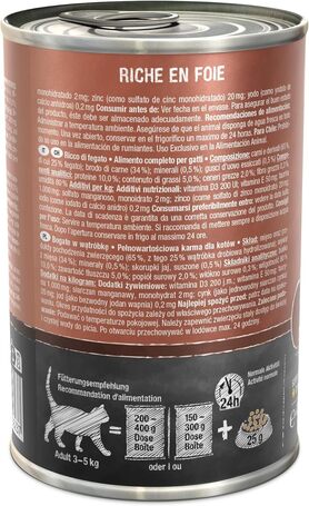 Leonardo májban gazdag konzerves macskaeledel