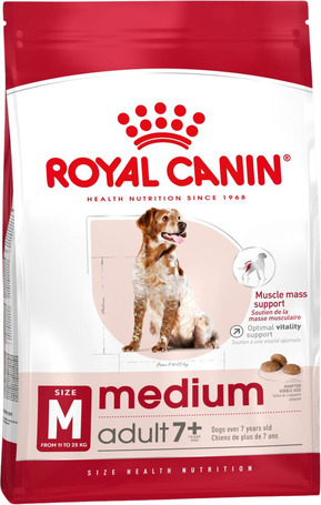 Royal Canin Medium Adult 7+ | Közepes testű idősödő kutya száraz táp