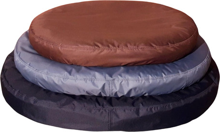 Vízhatlan ovális kutyafekhely cserélhető huzattal