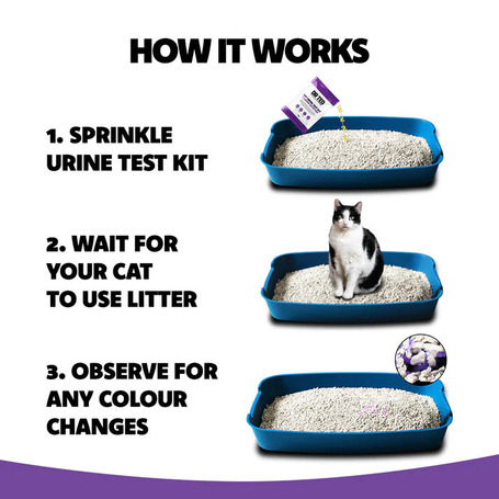 Dr Ted Cat Urine Test Kit - Glükóz vizelet teszt macskáknak