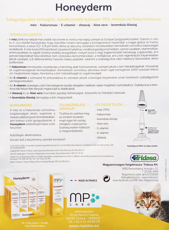 MP Labo Honeyderm sebgyógyulást elősegítő balzsam