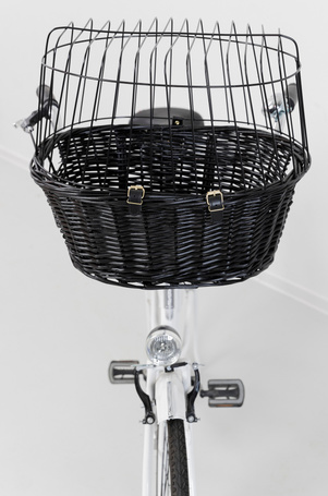 Trixie fonott szállítókosár kerékpárra kutyáknak