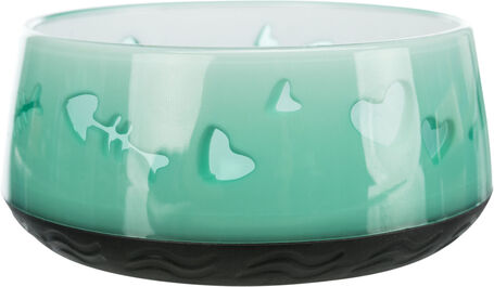 Trixie műanyag cicatál halas, halszálkás és szívecskés mintával