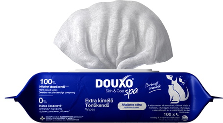 Douxo Spa nedves törlőkendő kutyáknak és macskáknak