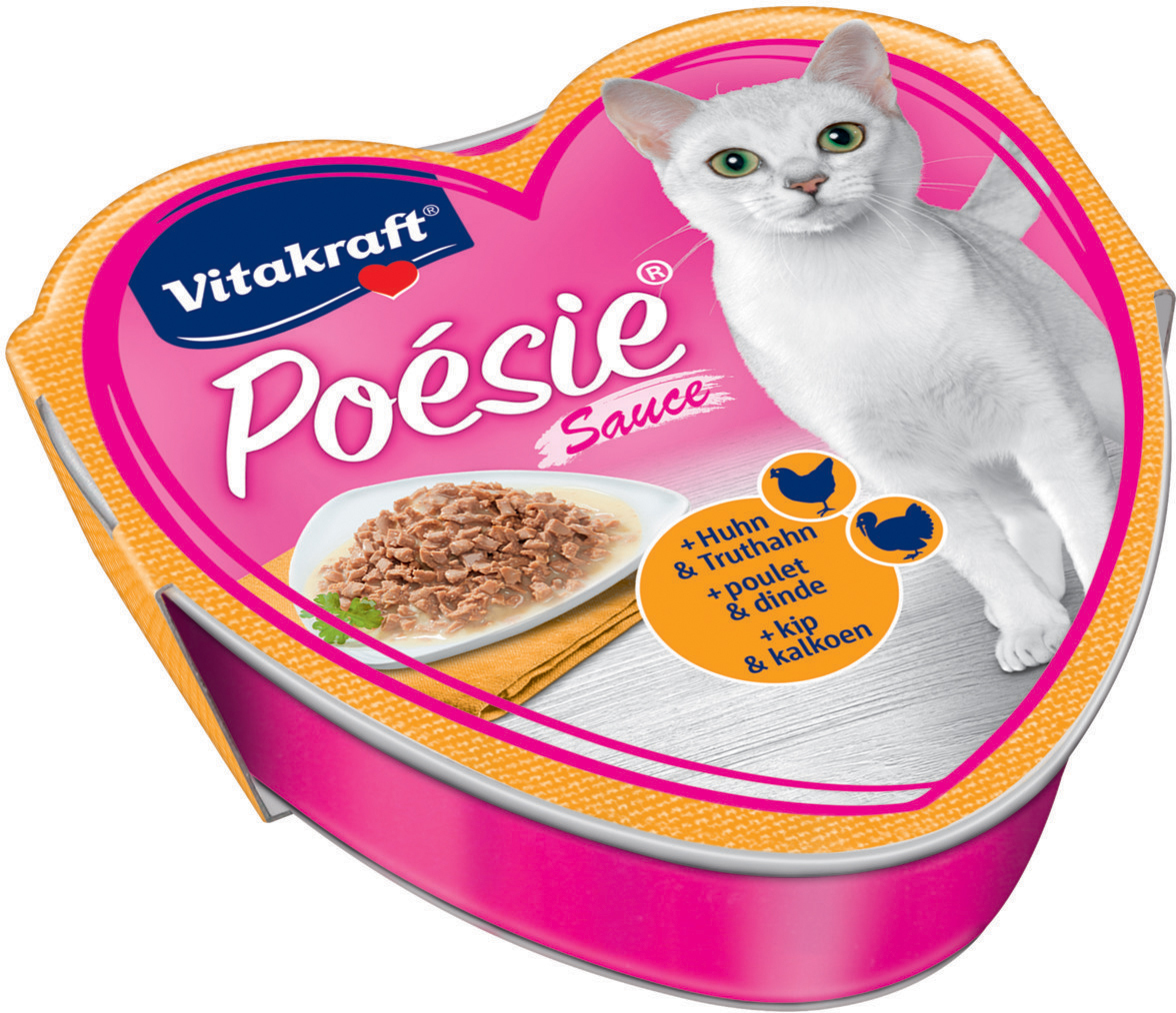 Mâncare pentru pisici Vitakraft Poésie cu pui și curcan