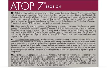 Dermoscent ATOP 7 spot-on kutyáknak és macskáknak