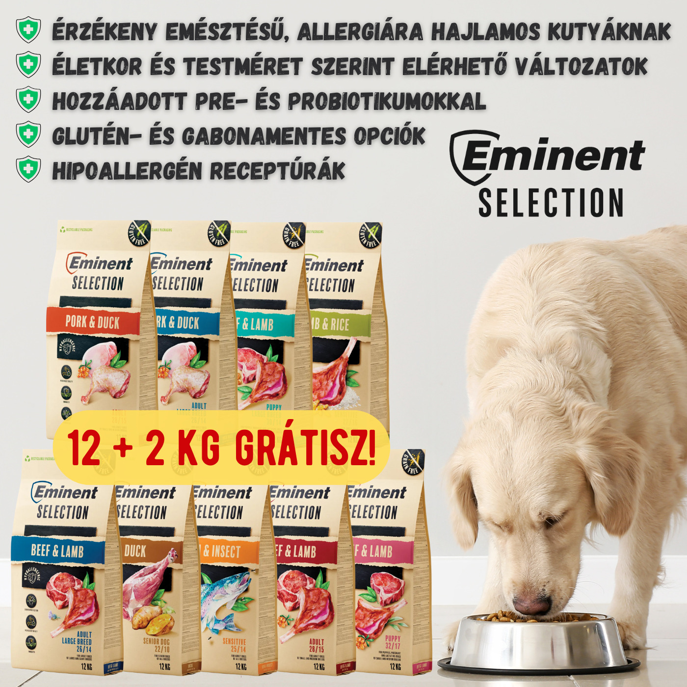 Eminent Selection 12 + 2 kg grátisz!