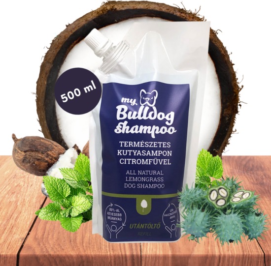 My Bulldog Shampoo - Sampon pe bază de plante cu lemongrass ecologic