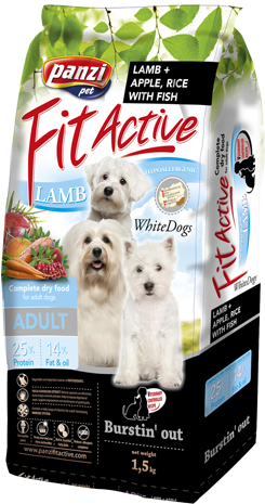 FitActive WhiteDogs Lamb & Fish with Apple & Rice