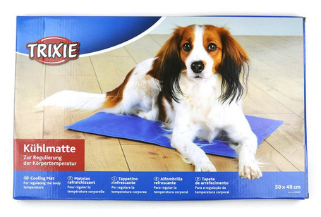 Hűtőmatrac kutyáknak kék színben