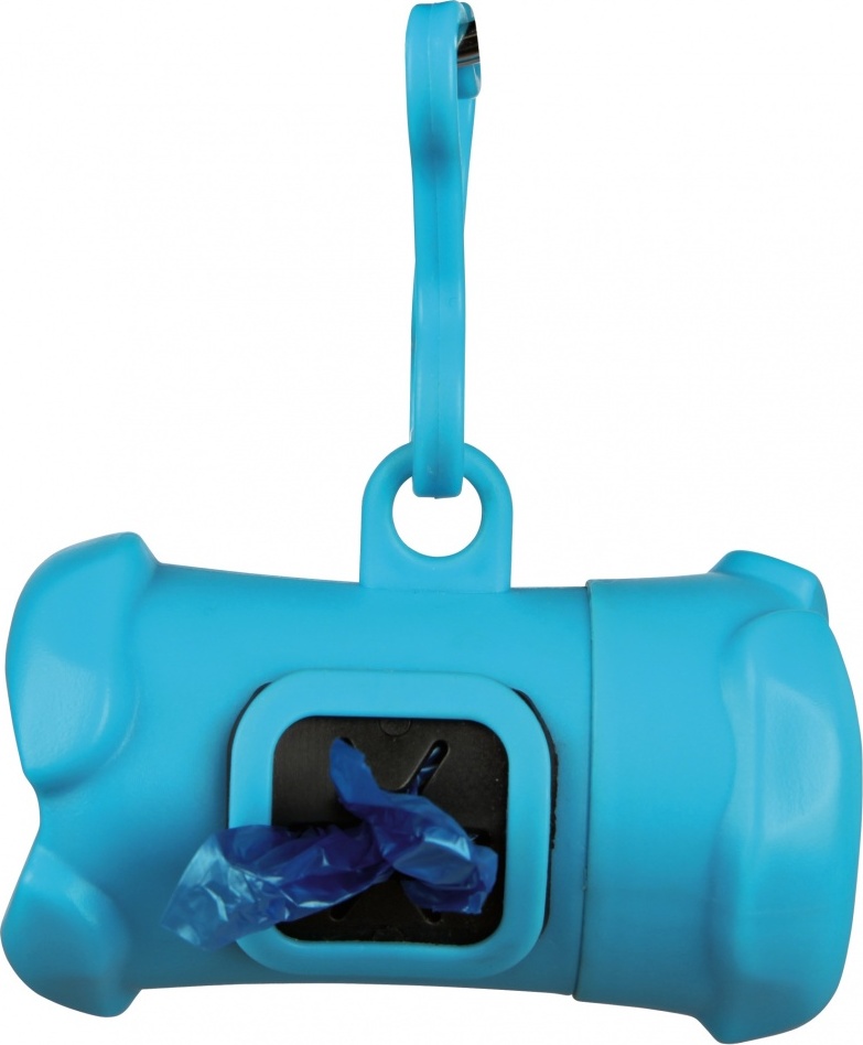 Trixie geanta in forma de haltera pentru pungi igienice (+15 pungi)