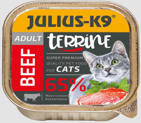 Julius-K9 Cat Terrine Adult Beef nedveseledel macskáknak