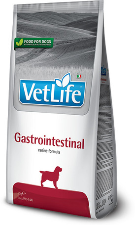 Vet Life Natural Diet Dog Gastro Intestinal - Emésztési zavarokkal küzdő kutyák számára
