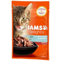 IAMS Cat Delights – Tonhal és hering aszpikban