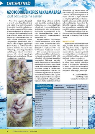 Otodine fültisztító bakteriális fülgyulladás kezelésére