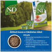 N&D Dog Adult Mini Boar & Apple Grain Free | Vaddisznóhúsos és almás kutyaeledel | Kistestű kedvenceknek #7