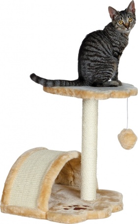 Trixie Vitoria kaparófa alagúttal, ülőkével és függő plüsslabdával