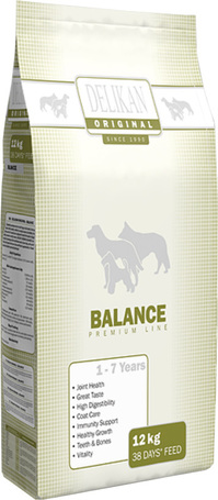 Delikan Original Balance alacsony aktivitású, túlsúlyos felnőtt vagy idős kutyáknak