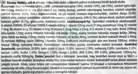 N&D Dog Adult Mini Lamb & Blueberry Ancestral Grain | Eledel kistestű felnőtt kutyáknak