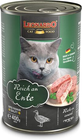 Leonardo kacsahúsban gazdag konzerves macskaeledel