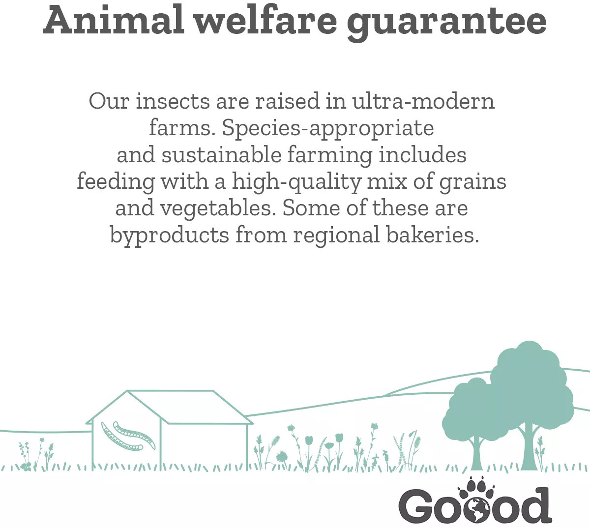 Goood Sensitive Adult Insekten hrană pentru câini cu proteine de insecte, păstârnac și pătrunjel - zoom