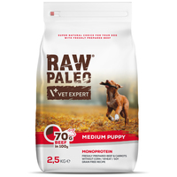 Raw Paleo Puppy Medium Monoprotein Fresh Beef