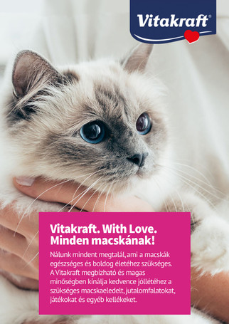 Vitakraft Cat Yums extra puha jutalomfalat lazaccal és Omega 3-mal macskáknak