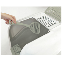 Netta Maxi kabrió tetős, könnyen tisztítható macska WC #9