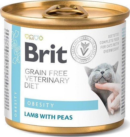 Brit Veterinary Diets Cat Obesity konzerv 200 g