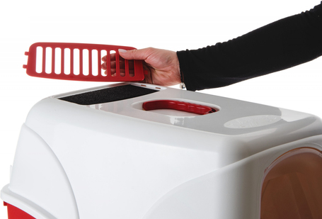 MPS Buffy fedett macskatoalett szénszűrővel