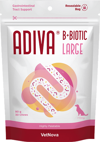VetNova ADIVA B+Biotic rágótabletta kutyáknak és macskáknak