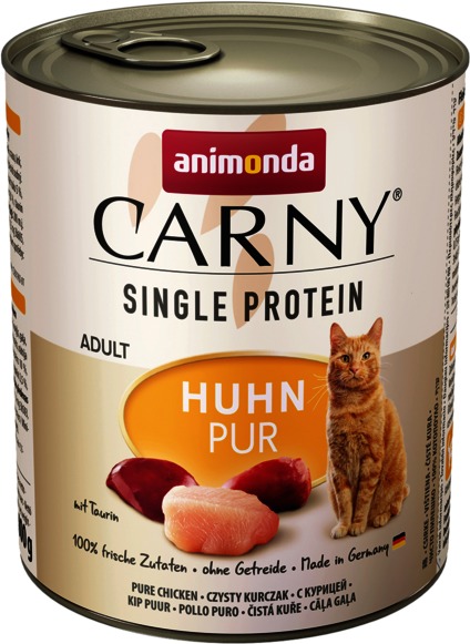Animonda Carny Single Protein conservă de carne pură de pui pentru pisici