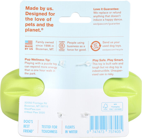 West Paw Qwizl - Jutalomfalattal tölthető rágóka