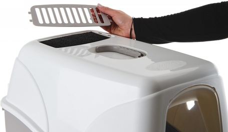 MPS Buffy fedett macskatoalett szénszűrővel