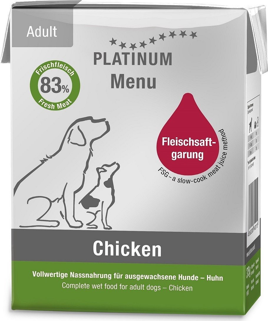 Platinum Menu Chicken hrană umedă pentru câini - zoom
